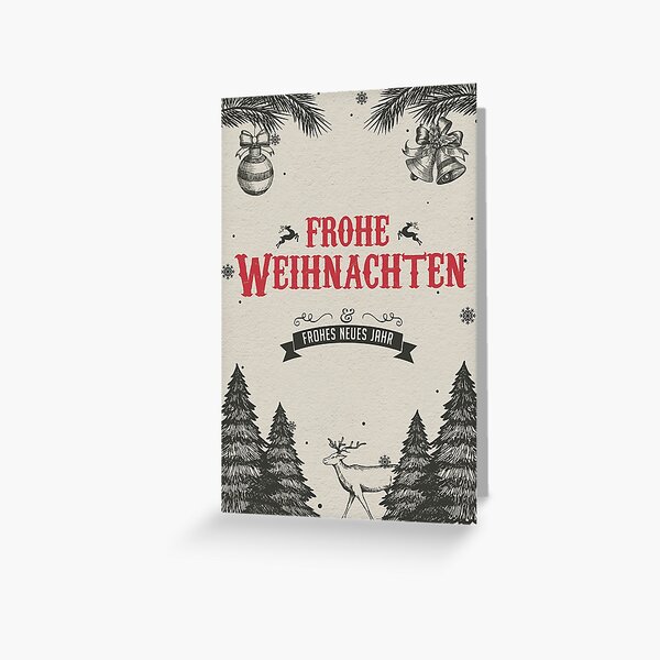 Frohe Weihnachten Grußkarte