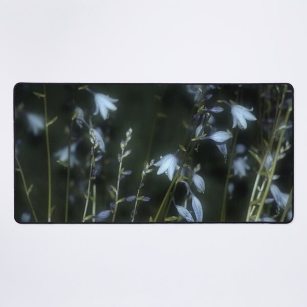 Item preview, Pale Violet Hosta Plant Flowers at Night designed and sold by JariHawk.
