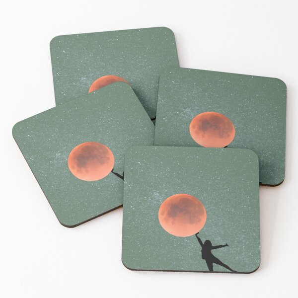 Item preview, Galaxy and Moon Oneness Green Graphic designed and sold by WonderfulHumans.