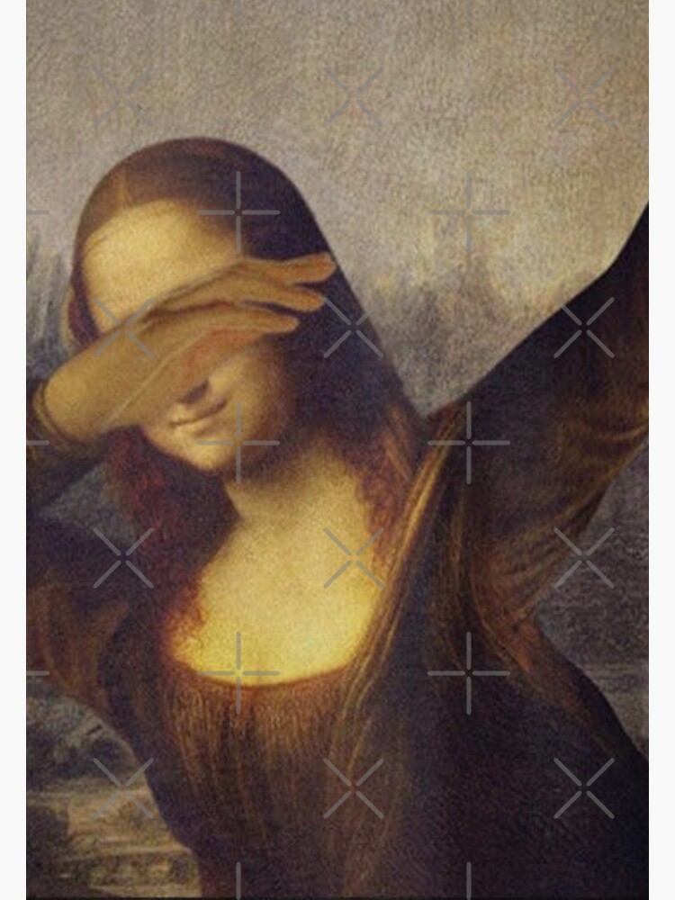 Disover Mona Lisa Dab, PopCulture, dabbing Premium Matte Vertical Poster