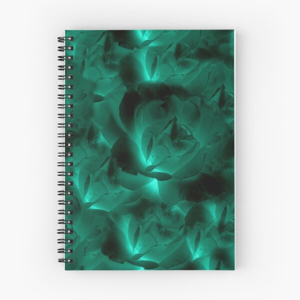 Item preview, Deep Emerald Green Large Cabbage Rose Collage with Black designed and sold by JariHawk.