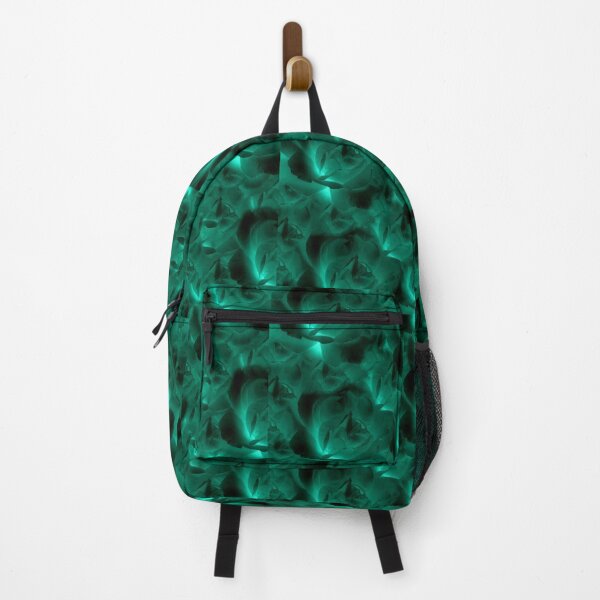 Item preview, Deep Emerald Green Large Cabbage Rose Collage with Black designed and sold by JariHawk.