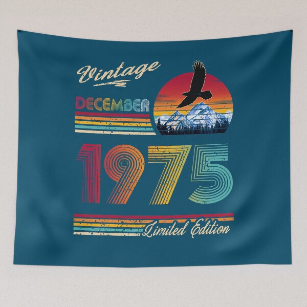 Item preview, December 1975 Birthday designed and sold by GreenSplash.