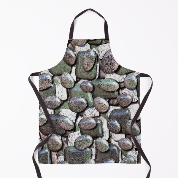Item preview, River Rocks in Subtle Pink and Olive designed and sold by SeaChangeDesign.