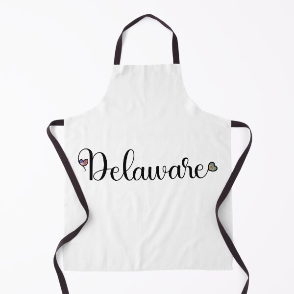 Item preview, I Love Delaware - Delaware Script With Heart Shaped Flags designed and sold by molamode.