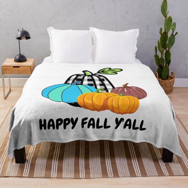 Item preview, Halloween It's Fall Y'all Letter Women Cartoon Plaid Pumpkin Graphic Spice designed and sold by DKA-2ndBoy.
