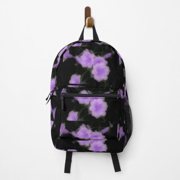 Item preview, Fantasy Glowing Violet Purple Day Lilies Flowers designed and sold by JariHawk.