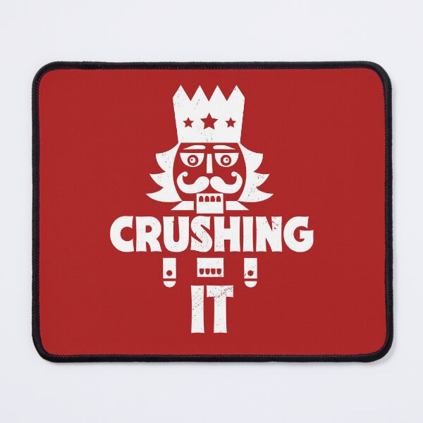 Item preview, Crushing It  // Funny Christmas Nutcracker designed and sold by SLAG-Creative.