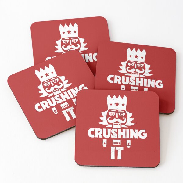 Item preview, Crushing It  // Funny Christmas Nutcracker designed and sold by SLAG-Creative.