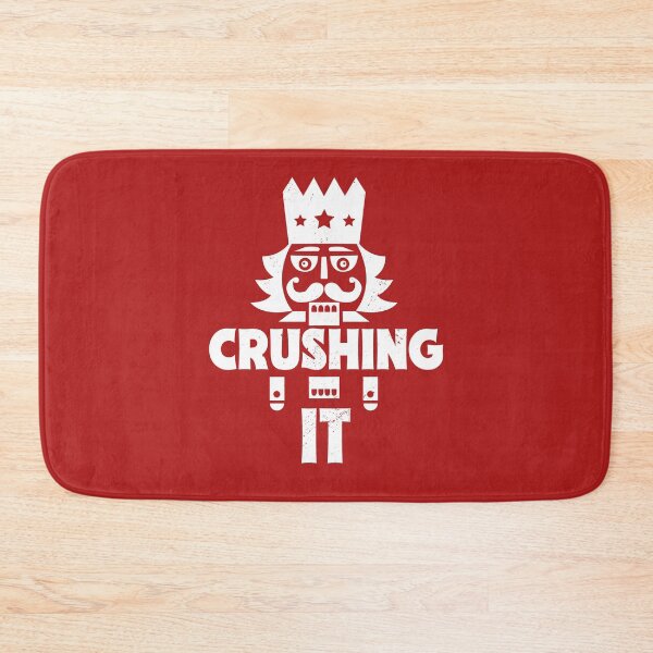 Item preview, Crushing It  // Funny Christmas Nutcracker designed and sold by SLAG-Creative.