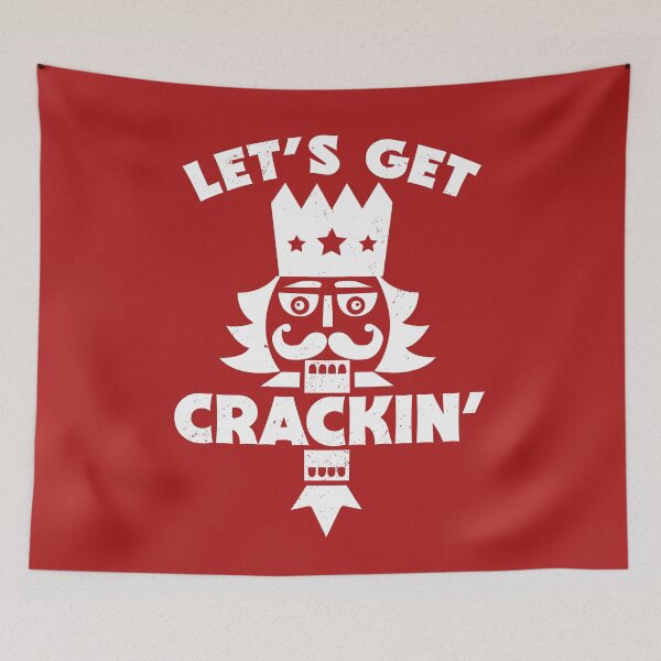 Item preview, Let's Get Crackin'  // Funny Christmas Nutcracker designed and sold by SLAG-Creative.