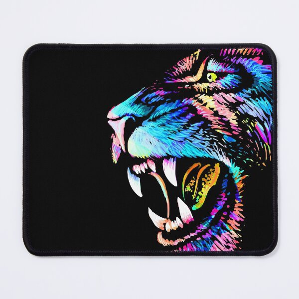 Item preview, Growling Mouth Open Bengal Lion designed and sold by BigWildKiwi.