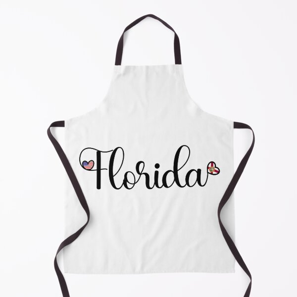 Item preview, I Love Florida - Florida Script With Heart Shaped Flags designed and sold by molamode.