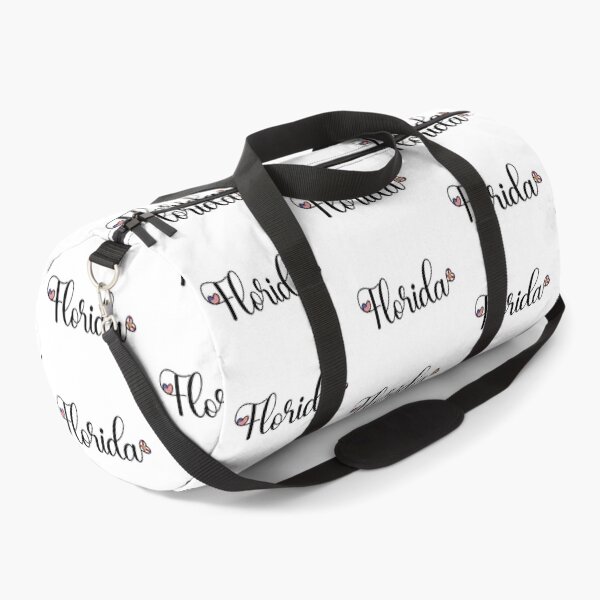 Item preview, I Love Florida - Florida Script With Heart Shaped Flags designed and sold by molamode.