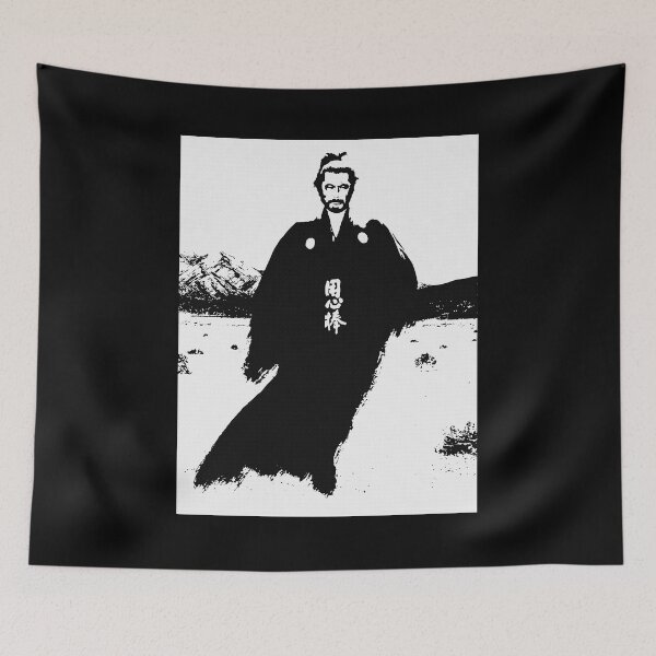 Item preview, Toshiro Mifune Samurai Black Art designed and sold by DesignerVN1.
