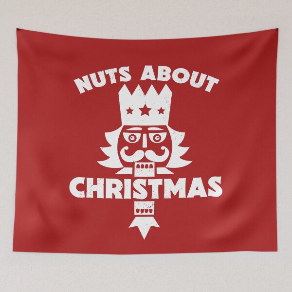 Item preview, Nuts About Christmas  // Funny Christmas Nutcracker designed and sold by SLAG-Creative.