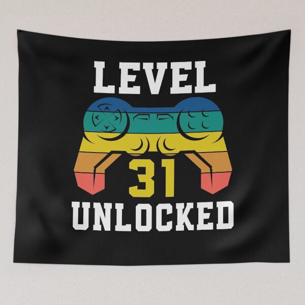 Item preview, Level 31 Unlocked, Video Game 31st Gamer Birthday designed and sold by Fabvity.