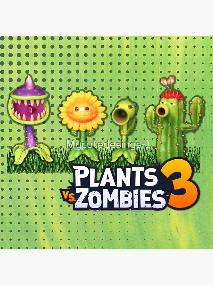 Poster PLANTS VS ZOMBIES - characters