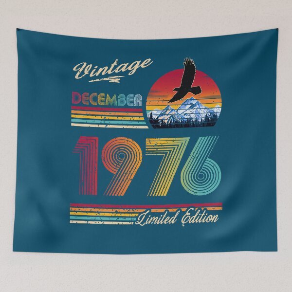 Item preview, December 1976 Birthday designed and sold by GreenSplash.