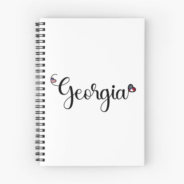 Item preview, I Love Georgia - Georgia Script With Heart Shaped Flags designed and sold by molamode.