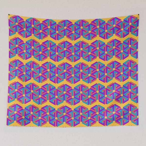 Item preview, Optical Illusion Triangles designed and sold by RinozaRose.
