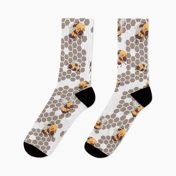 Item preview, Fuzzy Bumblebees White designed and sold by CozyEwe.