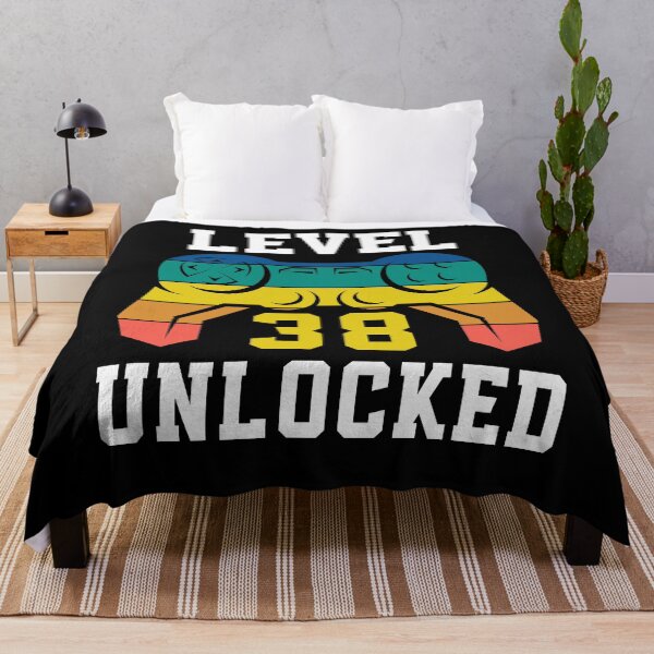 Item preview, Level 38 Unlocked, Video Game 38th Gamer Birthday designed and sold by Fabvity.