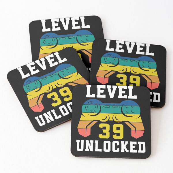 Item preview, Level 39 Unlocked, Video Game 39th Gamer Birthday designed and sold by Fabvity.
