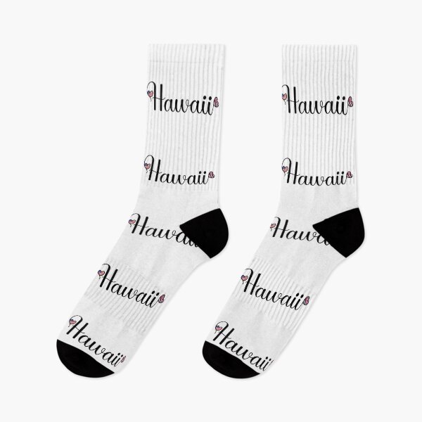 Item preview, I Love Hawaii - Hawaii Script With Heart Shaped Flags designed and sold by molamode.