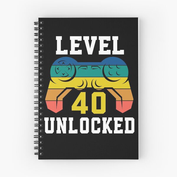 Item preview, Level 40 Unlocked, Video Game 40th Gamer Birthday designed and sold by Fabvity.