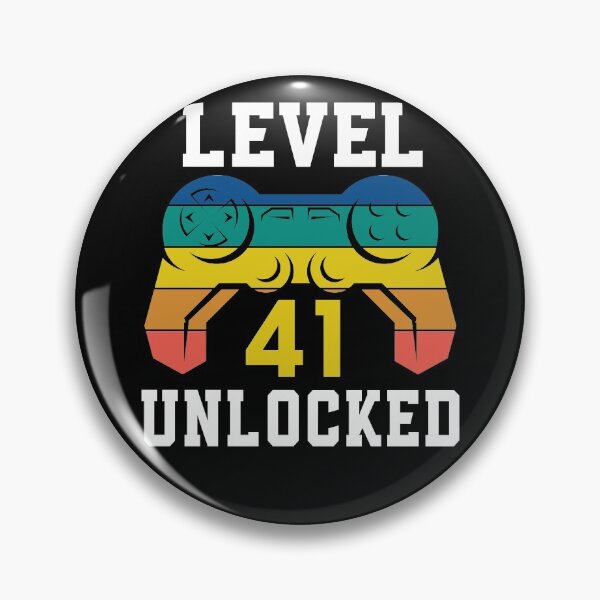Item preview, Level 41 Unlocked, Video Game 41st Gamer Birthday designed and sold by Fabvity.