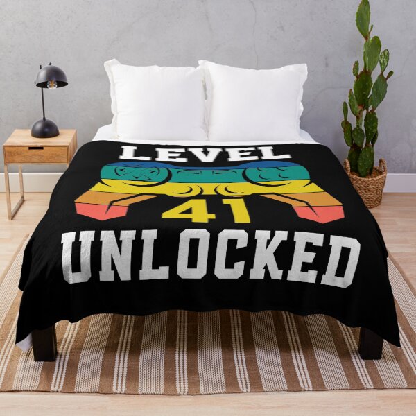 Item preview, Level 41 Unlocked, Video Game 41st Gamer Birthday designed and sold by Fabvity.