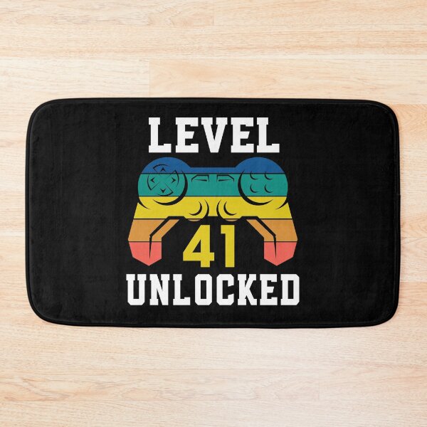 Item preview, Level 41 Unlocked, Video Game 41st Gamer Birthday designed and sold by Fabvity.