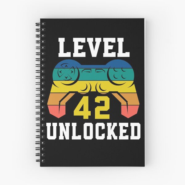 Item preview, Level 42 Unlocked, Video Game 42nd Gamer Birthday designed and sold by Fabvity.