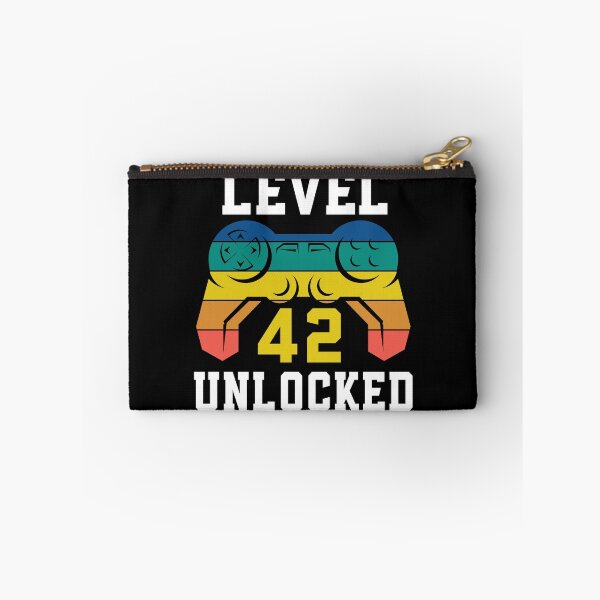Item preview, Level 42 Unlocked, Video Game 42nd Gamer Birthday designed and sold by Fabvity.