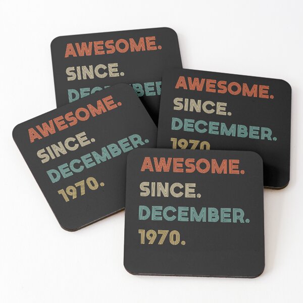 Item preview, Awesome Since December 1970 51 Year Old 51st Birthday Gift designed and sold by Chloe43212.
