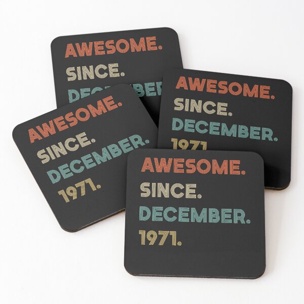 Item preview, Awesome Since December 1971 50 Year Old 50th Birthday Gift designed and sold by Chloe43212.