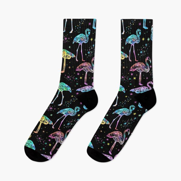 Item preview, Flamingo Colorful Neon  designed and sold by AlysaWithArt.