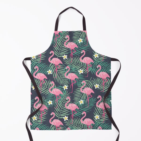 Item preview, Flamingo Tropical White Flowers designed and sold by AlysaWithArt.