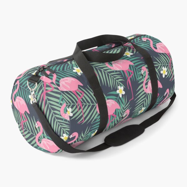 Item preview, Flamingo Tropical White Flowers designed and sold by AlysaWithArt.