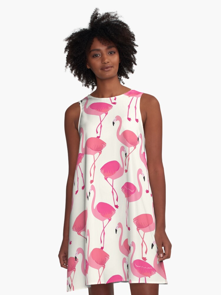 Flamingo print dress best sale