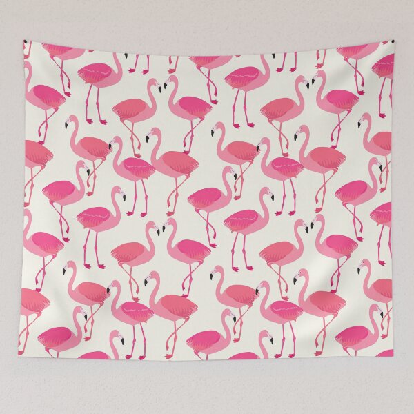 Item preview, Pink Flamingo Couple designed and sold by AlysaWithArt.