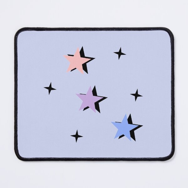 Item preview, pastel bisexual flag color stars designed and sold by adoresapphics.