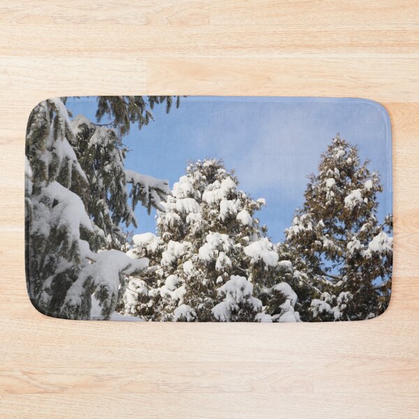 Item preview, Snow Covered Evergreen Pine Trees in the Winter designed and sold by JariHawk.