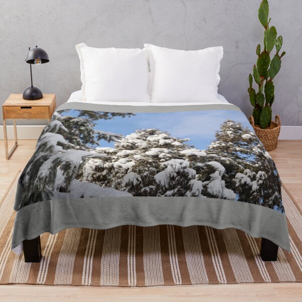 Item preview, Snow Covered Evergreen Pine Trees in the Winter designed and sold by JariHawk.
