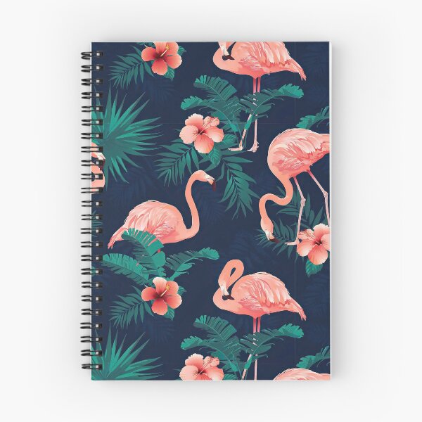 Item preview, Flamingo Hibiscus Tropical Leaves designed and sold by AlysaWithArt.