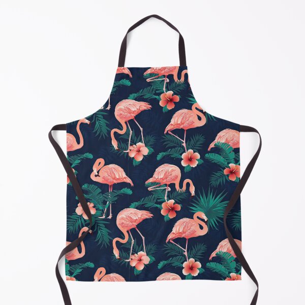Item preview, Flamingo Hibiscus Tropical Leaves designed and sold by AlysaWithArt.