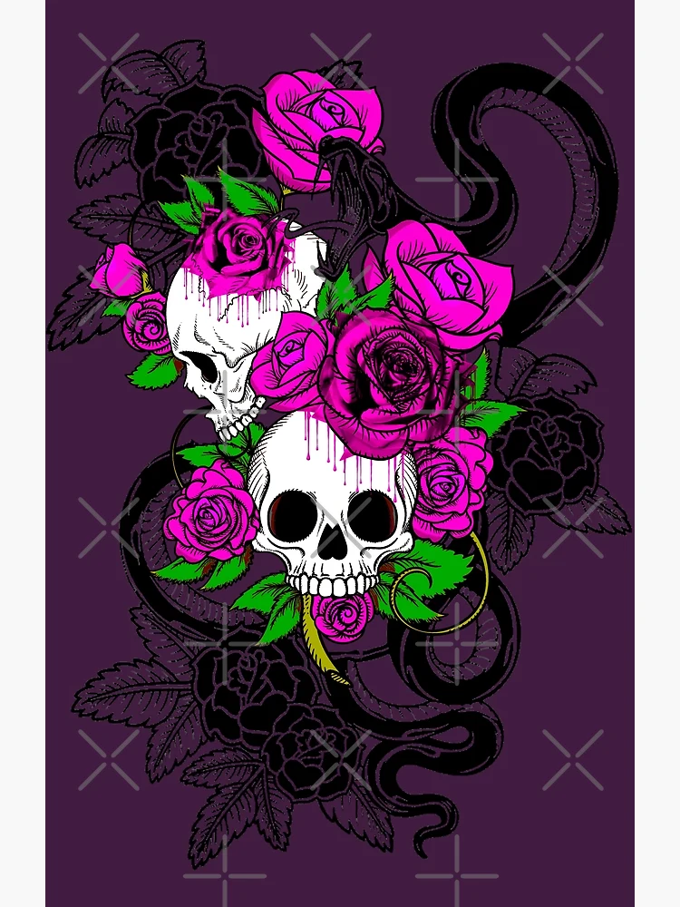 月乃カエル　Skull in the Flowers 月乃カエルSkull in the Flowers