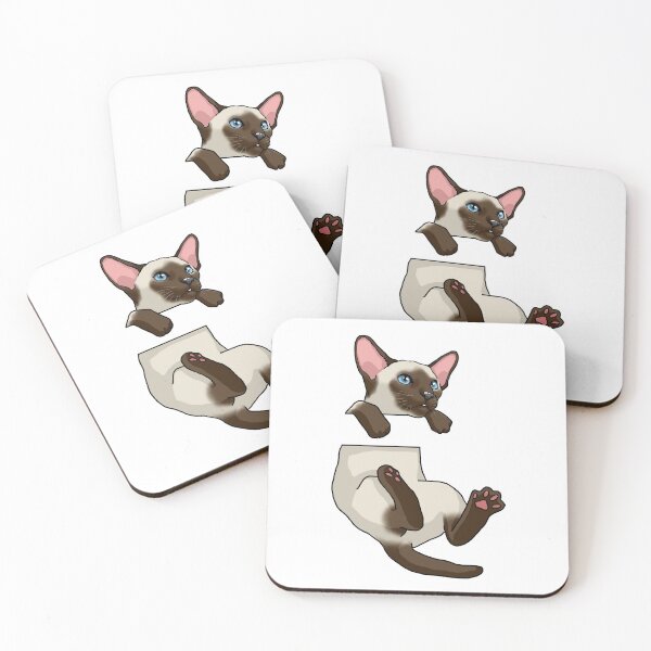 Item preview, hanging cat - siamese designed and sold by HandsomeCat.