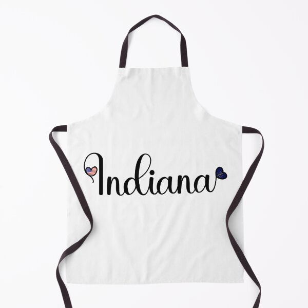 Item preview, I Love Indiana - Indiana Script With Heart Shaped Flags designed and sold by molamode.